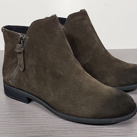 Treasure & Bond 'Voyage' Bootie, Olive Suede, Womens Size 5 M - Picture 1 of 10